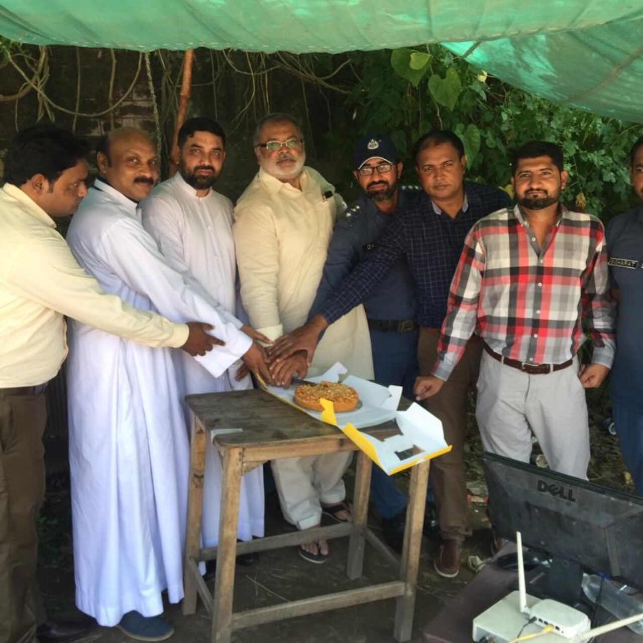 Celebrations of Eid Milad Un Nabi With Traffic Police Officers