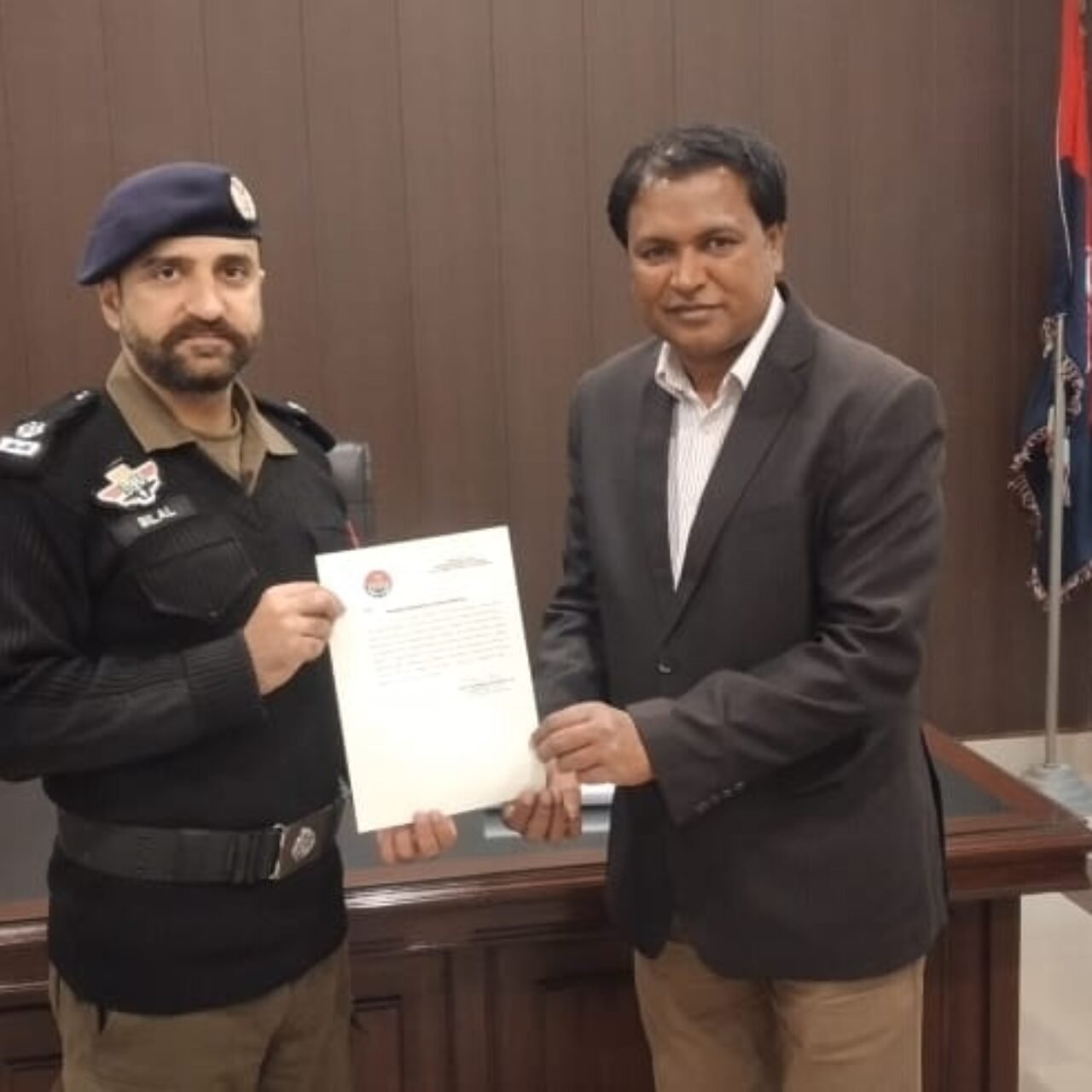 Appreciation letter in recognition of my community services