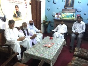 A consolation dialogue meeting with Rev. Fr. Francis with members of the District Peace Committee