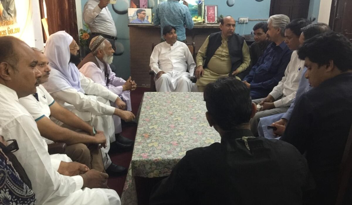 A meeting with Chrisitan community leaders and Muslim leaders in order to maintain peace in Saleem Colony on 12.04.2024