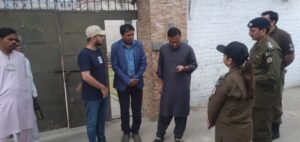 High Police officials visited saleem colony and checked duty points.