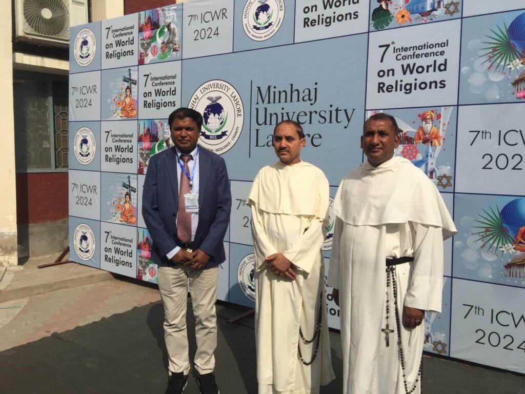 A shot was seized with Rev. Fr Pascal Paulus, OP and Rev. Fr. Nasir OP