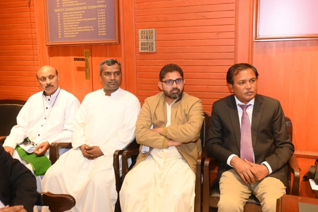 A Picture Religious leaders and Shahzad Lawrence