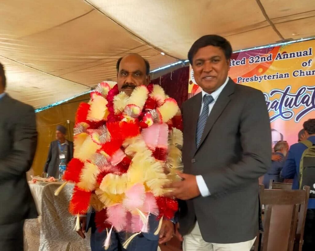 I Congratulated Rev. Arif Masih Siraj on Election as the Moderator of the Presbyterian Church Pakistan