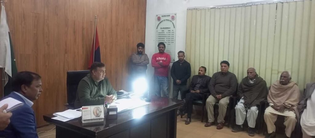 meeting with SSP Operations Dr. Raza Tanveer