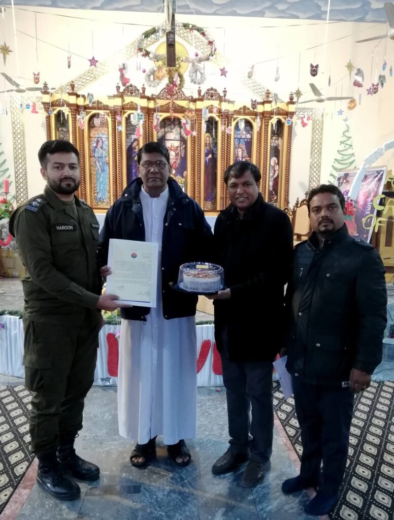 Shahzad Lawrence Receiving appreciation Letter