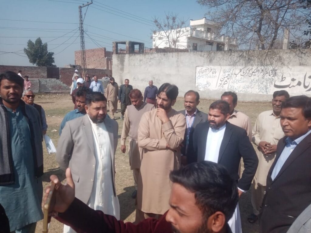 ADC Gujranwala Mr. Faisal Sultan visited the colony
