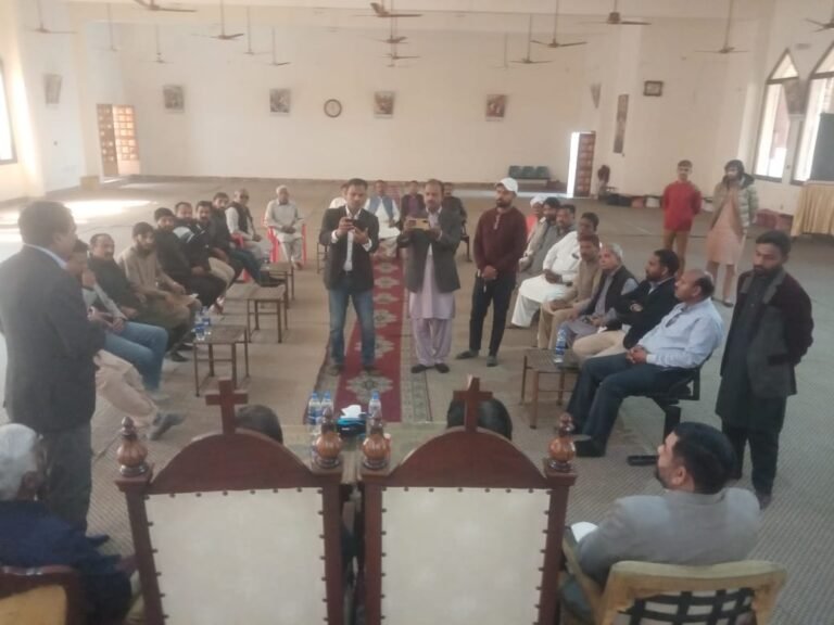 briefed him about Grotto and Church