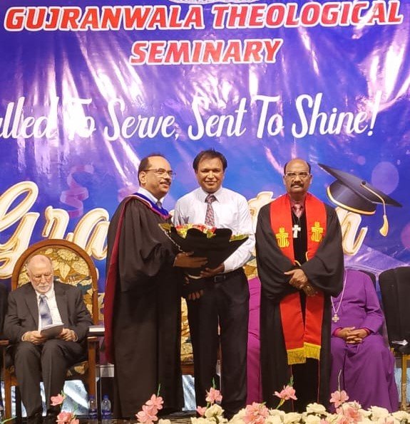 Rev. Majid Abel, Chairman of GTS, appreciates my services