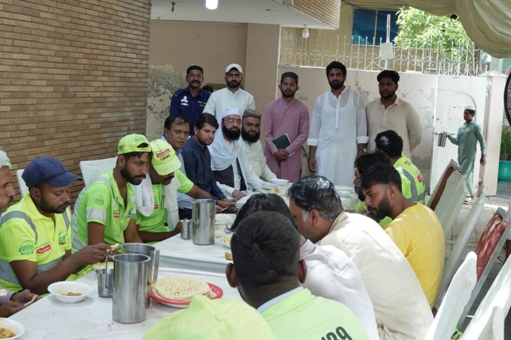 lunch with Christian workers