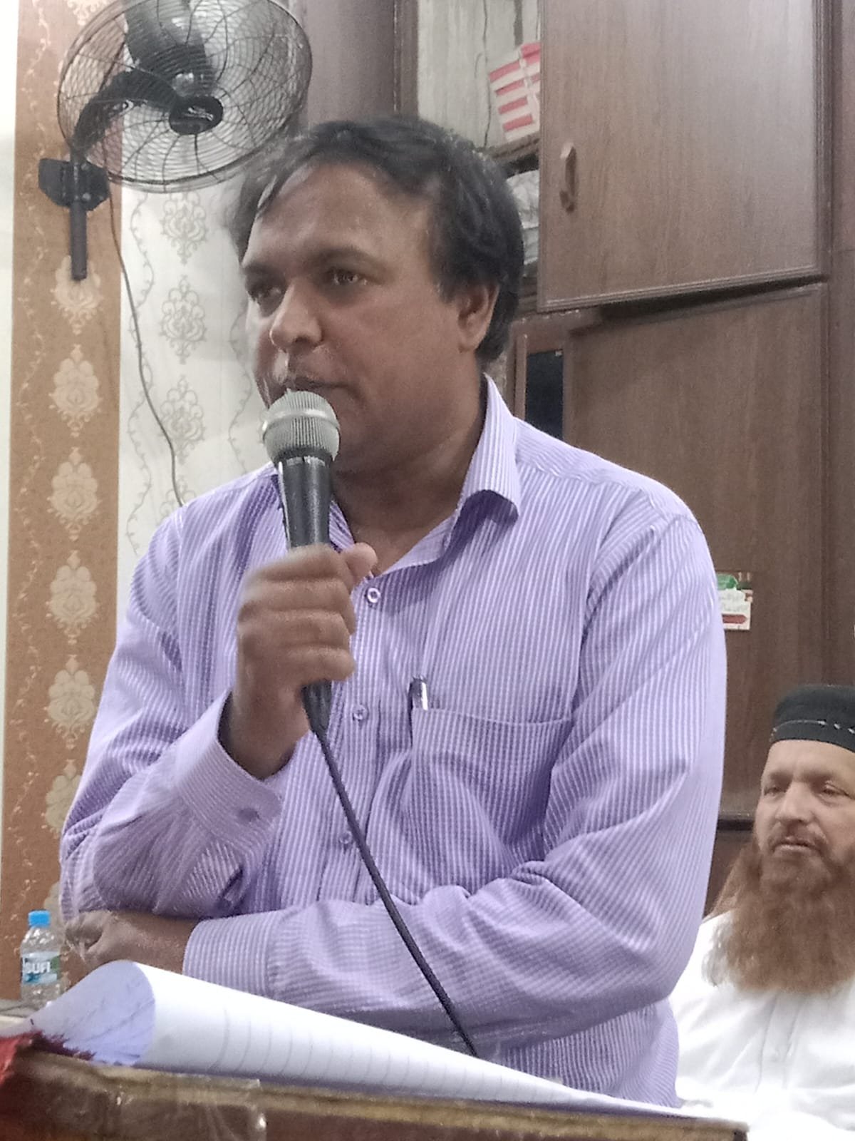 Mr. Shahzad Lawrence addressed