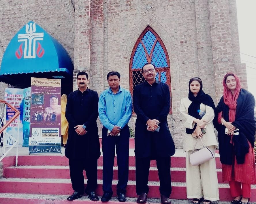 Officials of the Social Welfare Department at Church