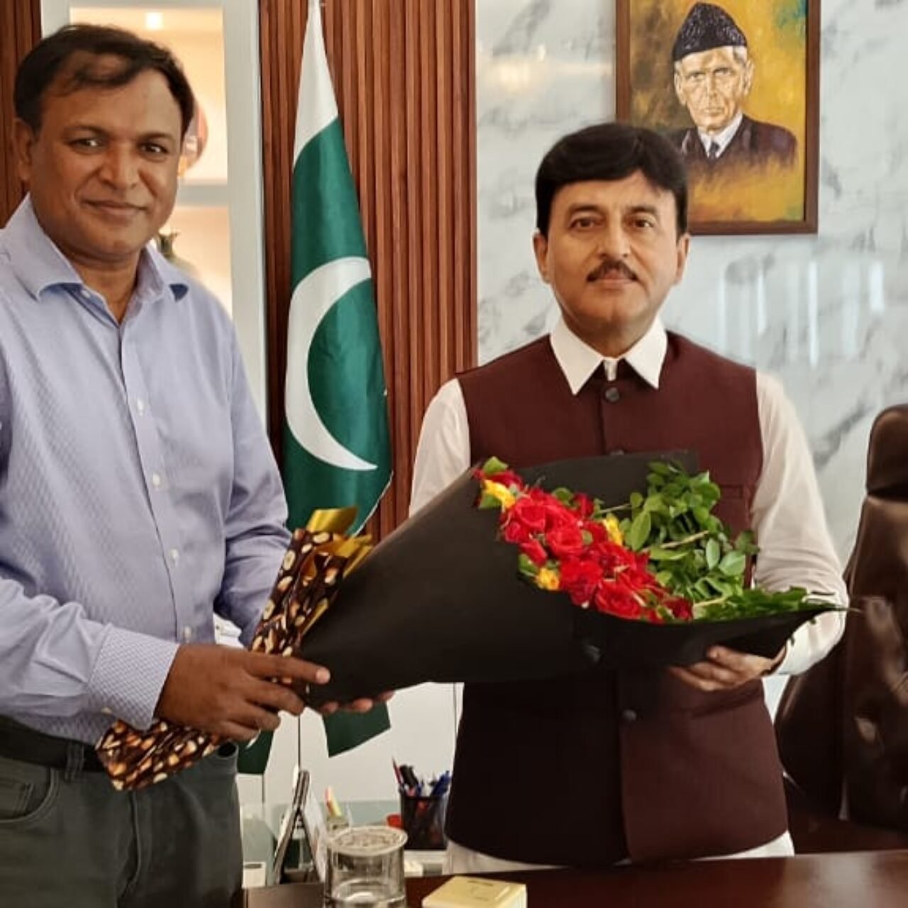 A meeting with Commissioner Gujranwala Division