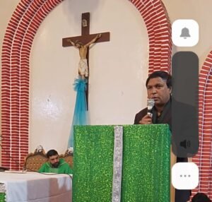 Mr.Shahzad Lawrence was addressing the audience