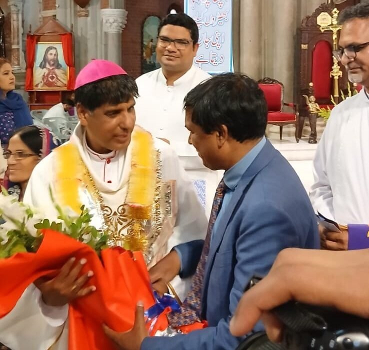 A memorable picture with His Excellency Archbishop Khalid Rehmat