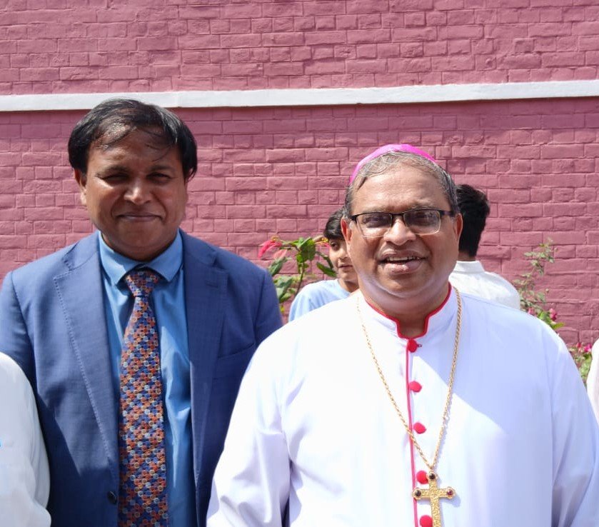 A picture with His Excellency Archbishop Benny Mario Travas