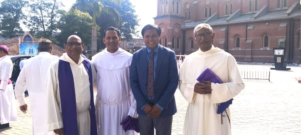 A remarkable picture at Archdiocese of Lahore.