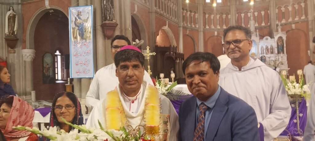 A picture with Archbishop Khalid Rehmat
