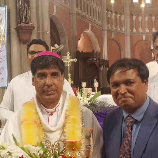 A picture with Archbishop Khalid Rehmat